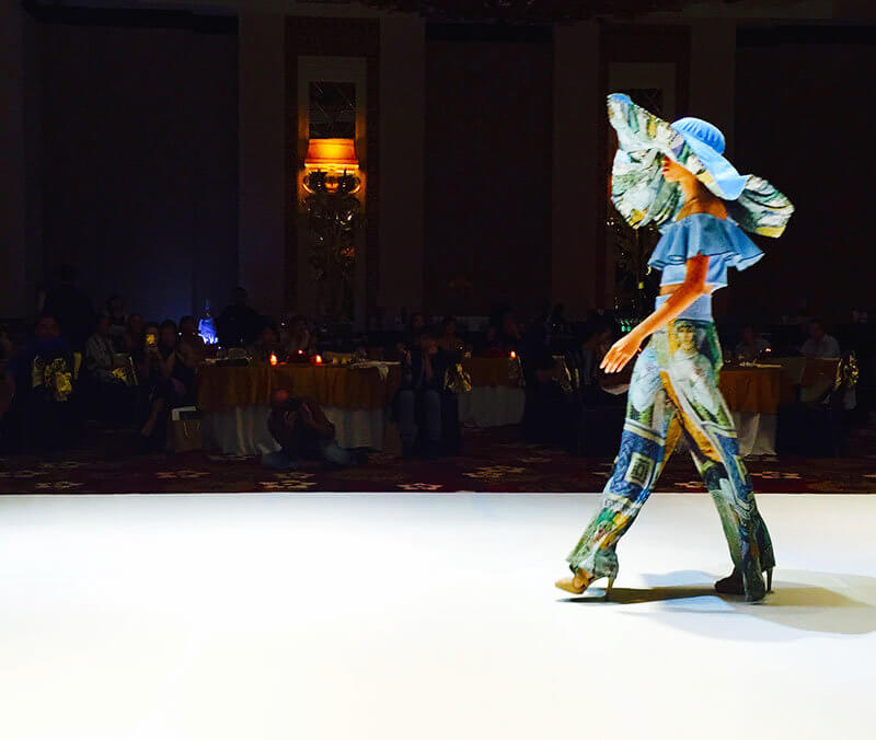 Julia Milan at the Bali Fashion Festival
